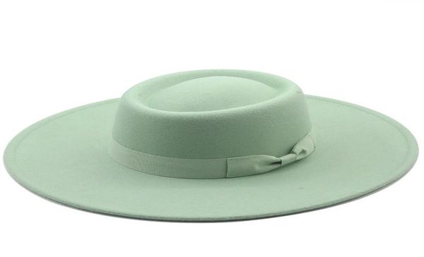

wide brim hats wool woolen big jazz hat autumn winter men and women concave black felt3797326, Blue;gray