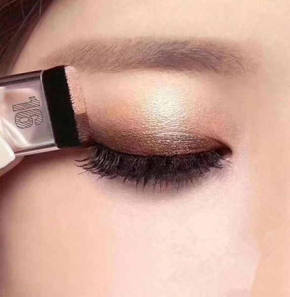 

lazy double color eye shadow diamond shimmer eyeshadow makeup waterproof mineral powder doublelayer glitter eye shadow2042826