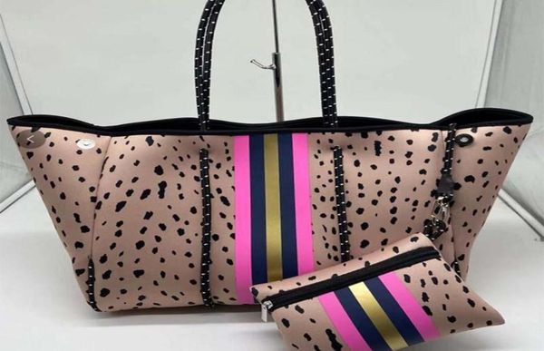 

evening bags fashion waterproof large neoprene capacity handbag women casual tote beach bag lash packages8202318