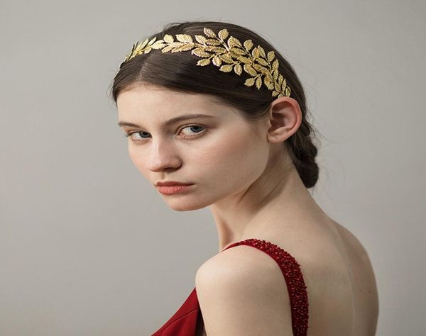 

vintage wedding headbands hair accessories bridal hairpins gold leaf women hair jewelry wedding tiaras headpieces jewelry prom bw4793354, Silver