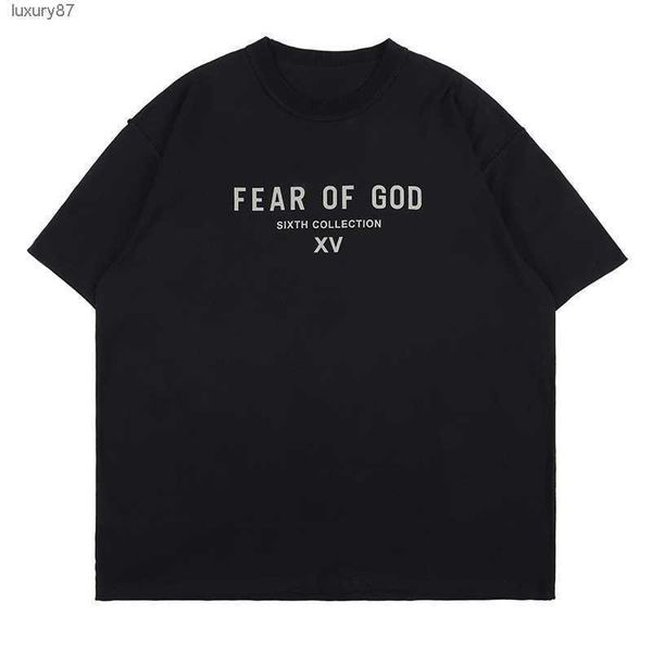 

ess tees t-shirts fashion clothing fog fears of god season 6 japan exclusive high street luxury designer brand mens womens loose couple shor, White;black
