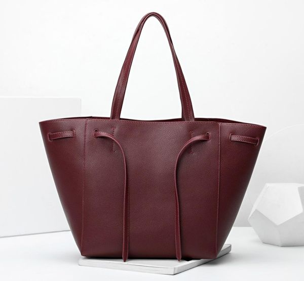 

women039s evening bags new cowhide tote bag large capacity shopping bag wing shoulder hand leather armpit handbags2627303