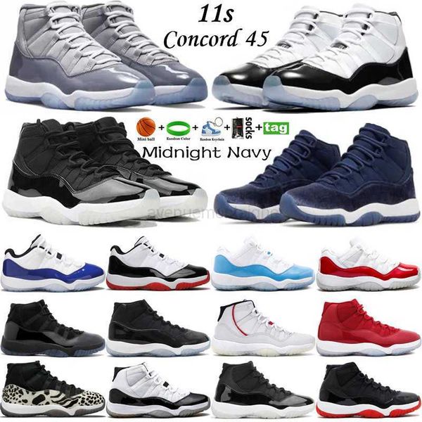

2023 jumpman 11 midnight navy mens basketball shoes 11s cool grey cherry barons 25th anniversary university blue concord 45 retro sneakers m