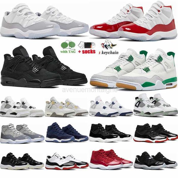

cement grey 11 basketball shoes 11s 25th cherry cool jumpman 4 4s black cat pine green j4 j11 pure violet craft pn dust mens womens sneakers