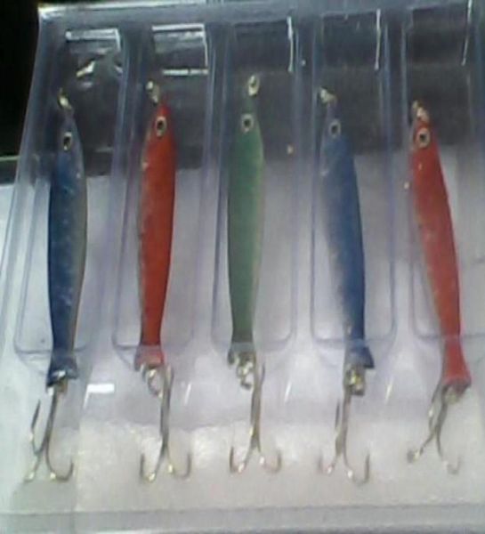 

17g lead hard fish lure sink type bottom swimming jigs0124374509
