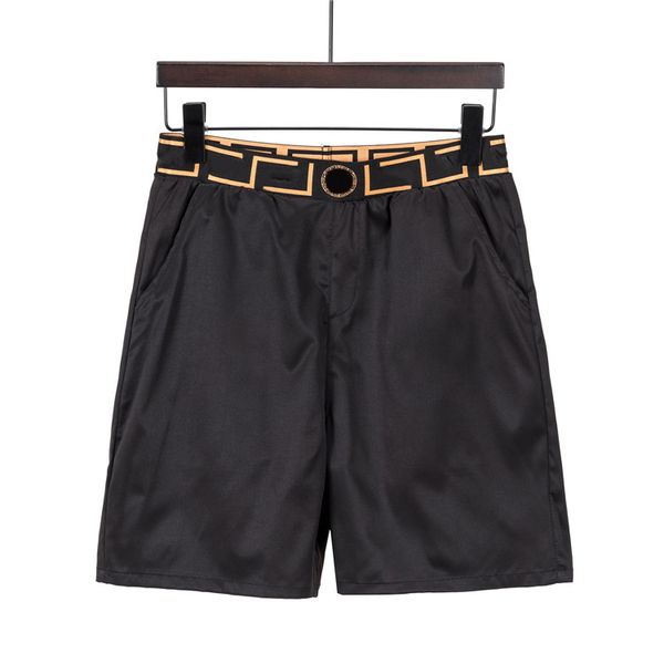 

2023 designer summer men's shorts fashion women's beach casual pants ve quick dry fabric drawstring loose asian size m-3xl, White;black