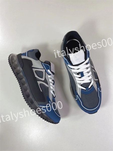 

new luxury designer sneakers calfskin casual shoes reflective shoes leather trainers all-match stylist sneaker leisure shoe, Black