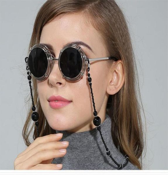 

womens retro vintage pearl beaded eyeglass eyewears sunglasses reading glasses chain cord holder neck strap rope8951942