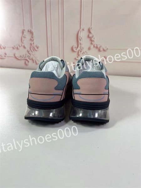 

2023 designer sneakers calfskin casual shoes reflective shoes leather trainers all-match stylist sneaker leisure shoe, Black
