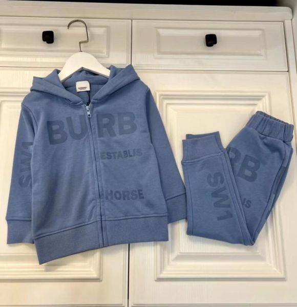 

kid boy clothing sets coat and trousers casual style fashion designer boutique girl clothes whole outfits 20224064555, White