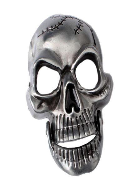 

belts gothic punk skull skelleton head silver leather belt buckle mens hinged jawbelts beltsbelts8355525, Black;brown