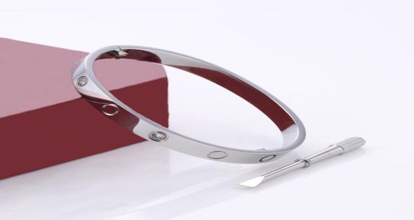 

titanium bangle bracelet for lover fashion wedding bangles rose gold thanksgiving day bracelets 4 cz with bag size 15227332166, Black