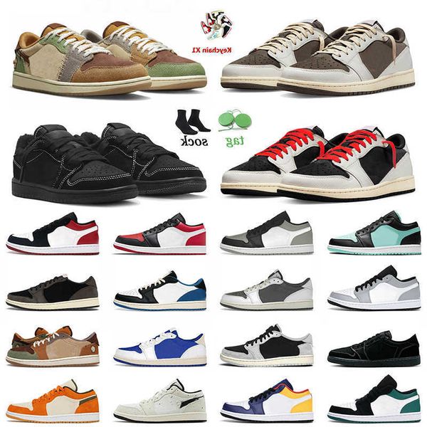 

with box designer ts x 1s low basketball shoes jumpman 1 lows trainers reverse mocha voodoo black phantom olive shadow smoke grey fragment c