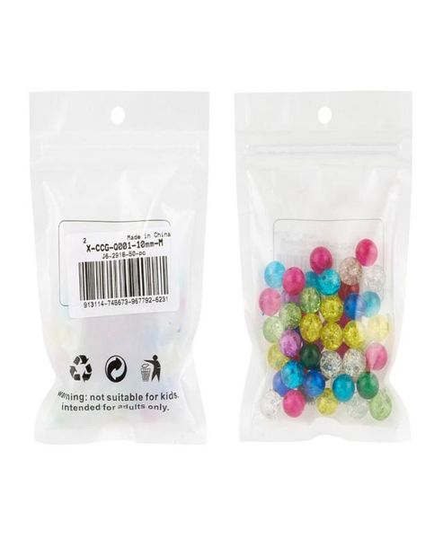 

other 4mm 6mm 8mm 10mm mixed crackle glass round beads for jewelry making diy bracelet necklace accessories decorate f50other1672613