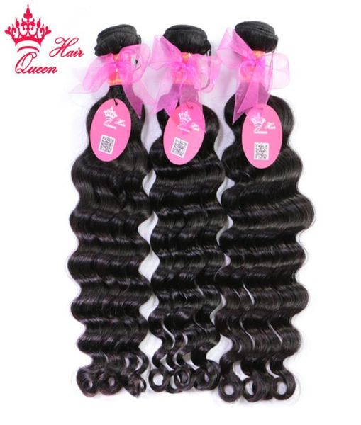 

brazilian virgin human hair natural wave natural color 100 human hair bundles hair extensions more wave queen hair products s1828159, Black