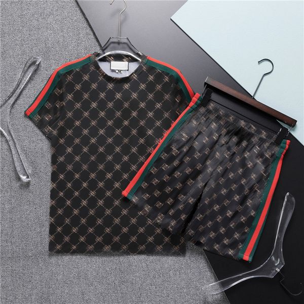 

designer mens tracksuits sets jogger sweatshirts sports sporting suit men women short sleeve sweat suits pullover designs sportswear set -3, Gray