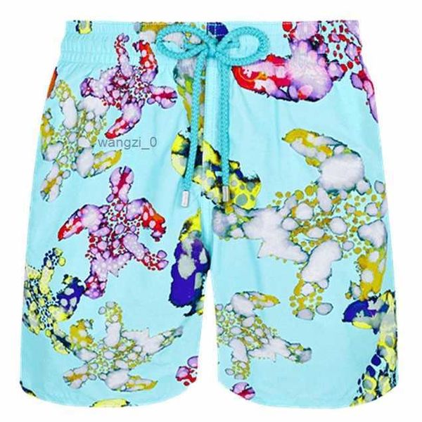 

vilebrequin spandex shorts swimwear herringbones turtles summer casual b2ni u2fg, White;black