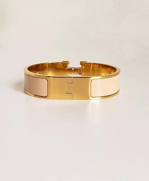 

designer design bangle stainless steel gold buckle bracelet fashion jewelry men and women bracelets original velvet b8534430, Black