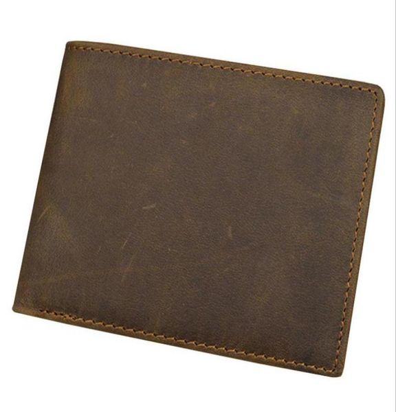 

2017 vintage men wallet real crazy horse leather purse cowhide card holder coin pocket clutch bag1599803, Red;black