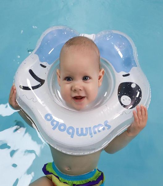 

wholebaby swimming neck circle infant inflatable bath tub ring pvc swim floating accessories for boys and girls dro4904389