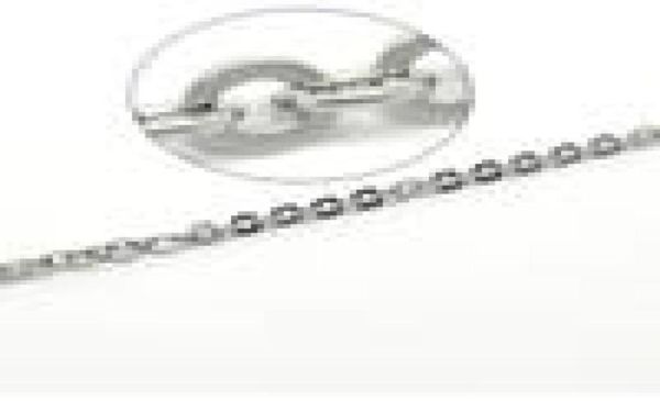 

lot 10 meters charming jewelry finding stainless steel 15mm 2mm 23mm3mm silver flat oval link chain finding marking diy chai4576329