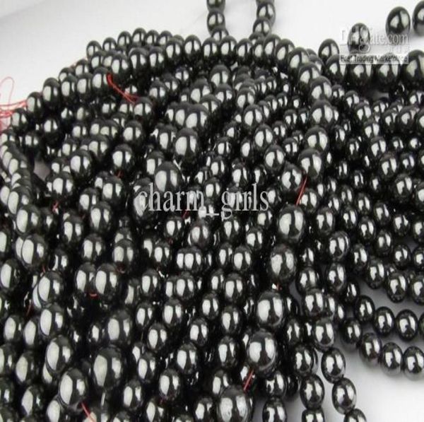 

diy bracelet necklace 300pcs hematite tungsten steel stone tiedan stone beads 6mm 8mm 10mm 12mm5245544, Black
