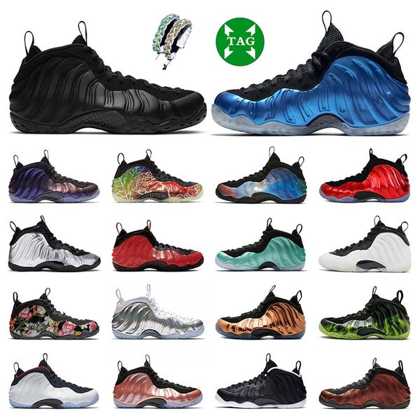 

penny hardaway men basketball shoes foam posite one anthracite abalone eggplant royal copper women mens sneakers outdoor sports trainers siz
