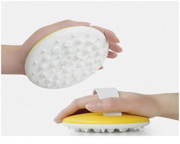 

hair dye brush soft anti cellulite massage slimming spa bath exfoliat body brush4505616, Silver
