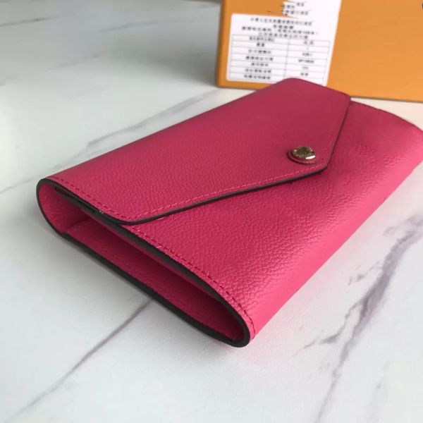 

wallet fashion men's jacket long purse leather canvas credit card holder ladies wallets casual memo clutch with box 182, Black;red