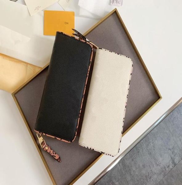 

bags coin purse fashion women clutch wallet pu leather single zipper wallets lady ladies long classical purses with box4494332, Brown;gray