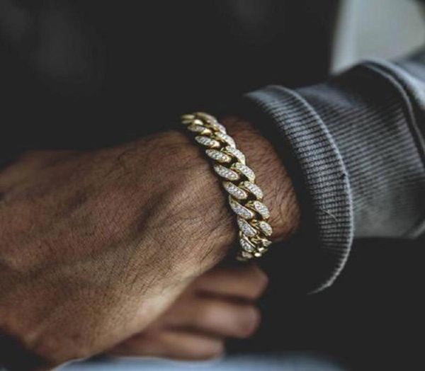 

2020 luxurious fashion silver gold curb chain bracelet stainless steel bracelet charm wedding chain men heavy jewelry8163013, Golden;silver