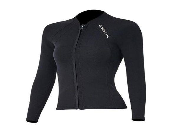 

swim wear dive sail women neoprene wetsuit long sleeve swimsuit shirt womens antiuv spearfishing diving wetsuits jacket4685438