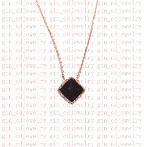 

classic lucky clover necklace pendant stainless steel 18k rose gold plated ladies and girls valentine039s day mother039s day3621219, Silver