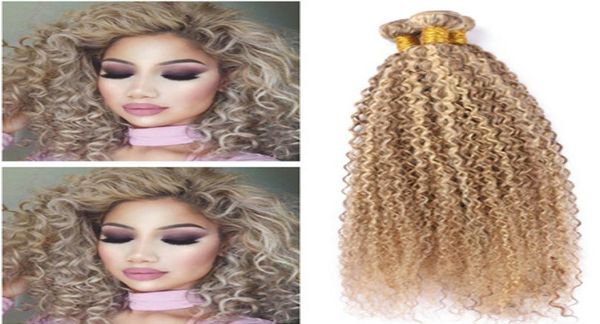 

virgin peruvian piano mixed color human hair weave bundles 3pcs kinky curly piano 8613 highlight human hair two tone ombre exten4807069, Black