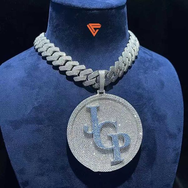 

lifeng jewelry custom hip hop jewelry diamonds iced out silver vvs moissanite necklace custom pendants and hip hop necklace