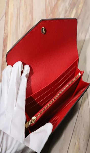 

purses women039s wallets zipper bag female purse 9 colors fashion card holder pocket long women tote bags with box dustbags des9928419, Red;black