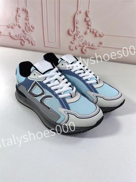 

designer sneakers calfskin casual shoes reflective shoes leather trainers all-match stylist sneaker leisure shoe, Black
