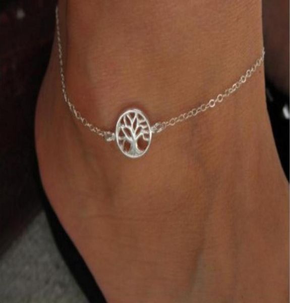 

boho jewelry women anklets womens jewelry enviromental friendly alloy small treeankle bracelets charms for bracelets8923150, Red;blue