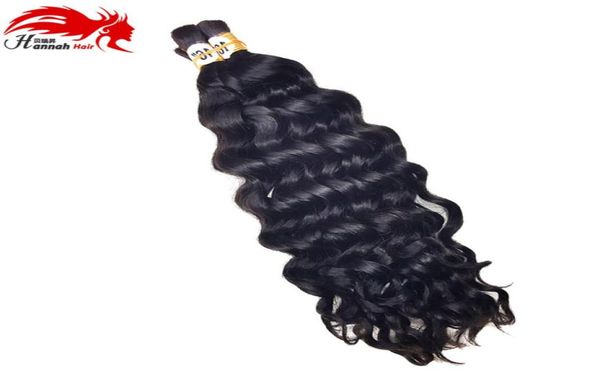 

human hair for micro braids bulk hair no weft brazilian deep curly wave braiding9419995, Black