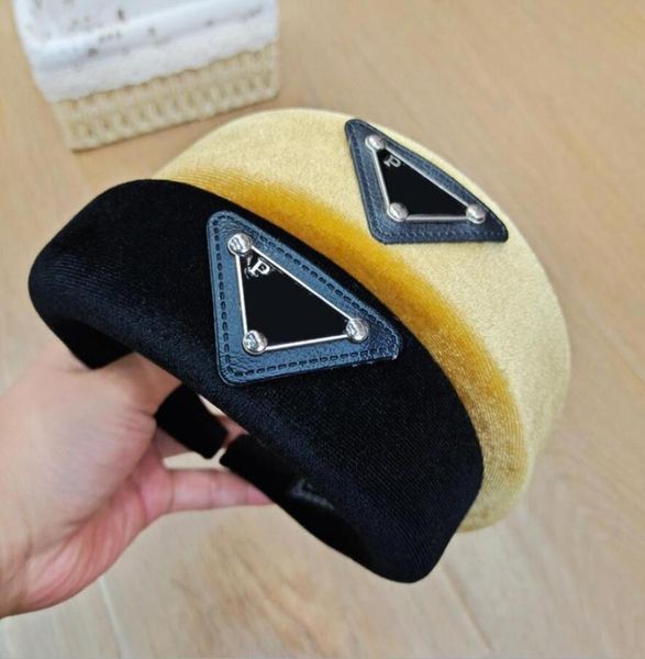 

girls hair sticks fashion designer velvet sponge headband girls black letter headbands hair accessories for women designer head ba1783878, Silver