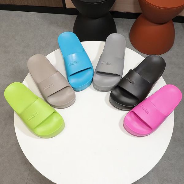 

men women sandals pairrs pantoufle designer slipper soft massage slides shoes slide summer beach outdoor cool slippers fashion flat flip flo, Black