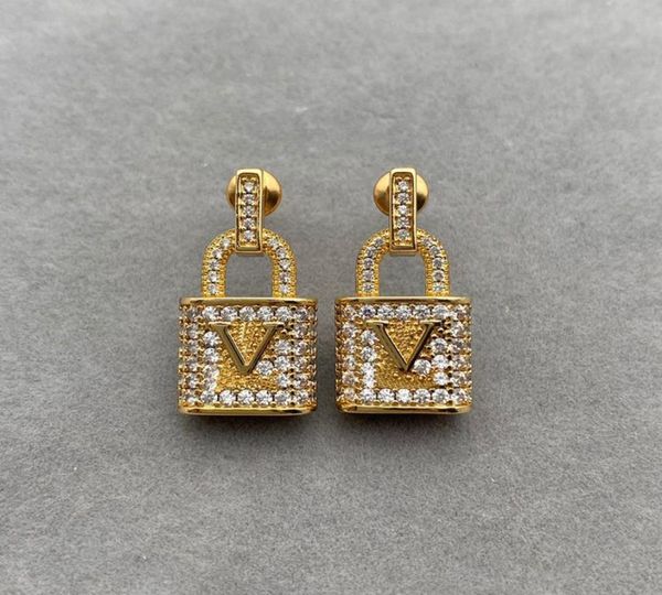 

fashion designer earrings jewlery womens luxurys designers earring with box letters golden party wedding gifts mens d217064f8573051, Golden;silver