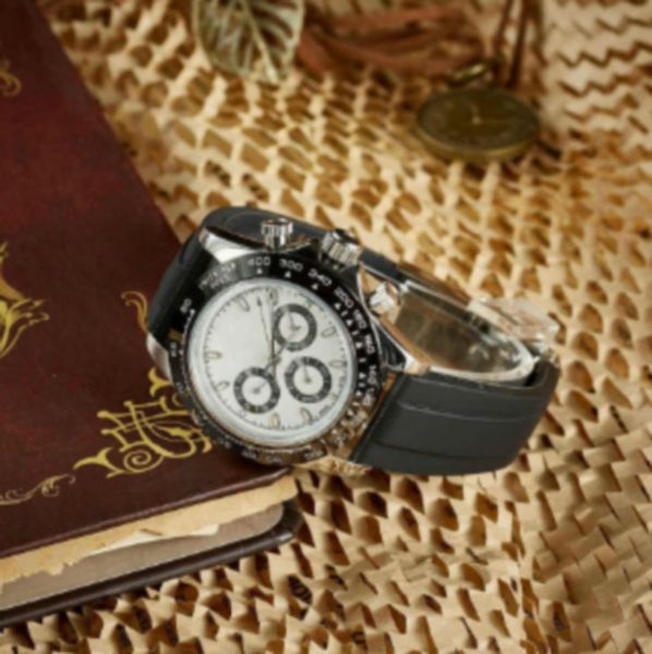 

luxury style 2813 automatic movement watches new soft durable rubber band sports men watch luminous montre de luxe wristwatches, Slivery;black