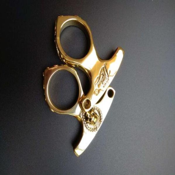 

stylish skull brass key chain edc finger ring brass knuckles broken window portable keypendant emergencyset2469198