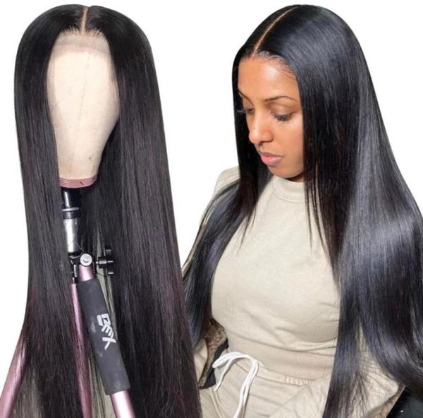 

100 blonde 613 hd with baby brazilian bone straight lace human raw natural hair wig37075113439415, Golden;white