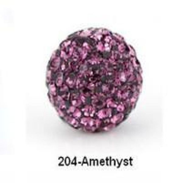 

purple 10mm micro 3k2j pave cz disco ball crystal bead bead jewelry5977438