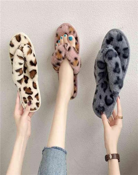 

cootelili woman slippers winter shoes for women platform home slippers faux fur warm shoes mid heel female slides plus size 42 2102868708, Black