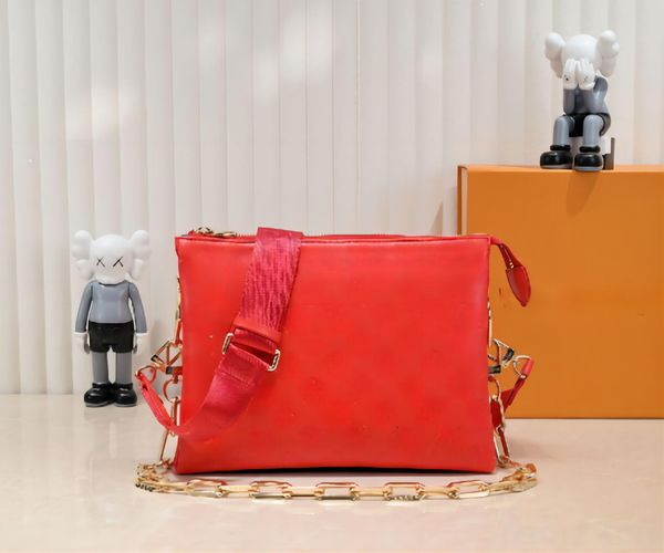 

luxury designer bags coussin famous brand women designer shoulder bag leather chain bag cross body pure color womens handbag crossbody bag p