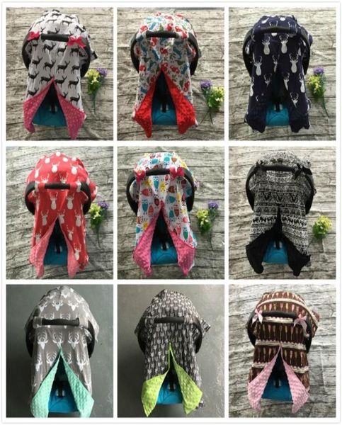 

cotton new car seat canopy infant children animal deer dinosaur owl carseat cover baby canopies 2012109494745