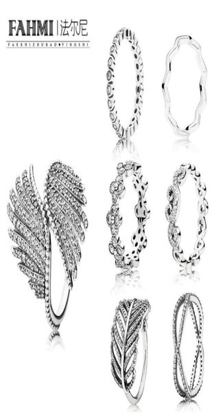 

fahmi 100 925 sterling silver majestic feathers ring timeless zig zag ring heart swirls rings alluring small brilliant cut ring9137494, Slivery;golden